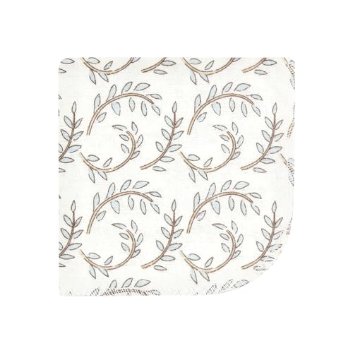 Image of Hudson Baby Unisex Baby Flannel Cotton Poly Washcloths, Girl Woodland Pals 12Pk, One Size