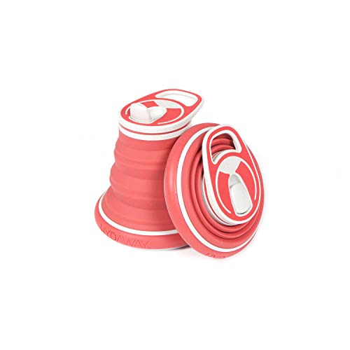 HYDAWAY Collapsible Kids Water Bottle - 12 oz., Chili
