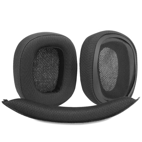 Almohadillas Logitech G933 de tela para eliminar el sudor en diadema G935 G635 G633