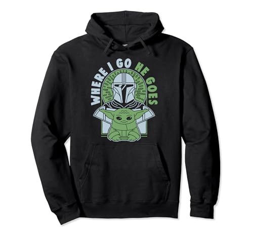 Sweat-shirt Mandalorian et Grogu sweat à capuche Star Wars imprimé coloré