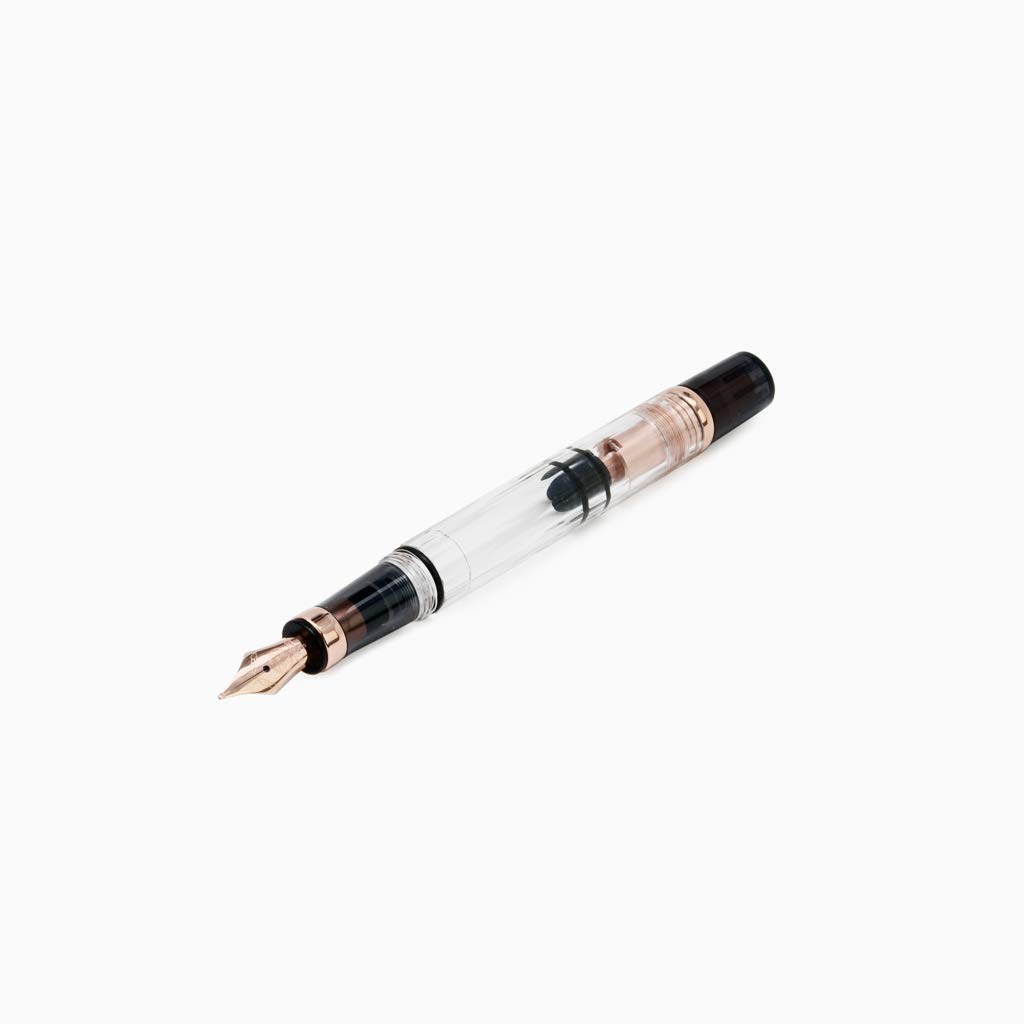 Twsbi Diamond 580 Smoke Rose Gold II EF Nib Fountain Pen, Rose Gold,Gold,Rose,Black - Image 3