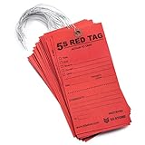The 5S Store 5S Red Tags w/12
