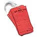 The 5S Store 5S Red Tags w/12" Wire, 50 Pack, Quality Control Tags