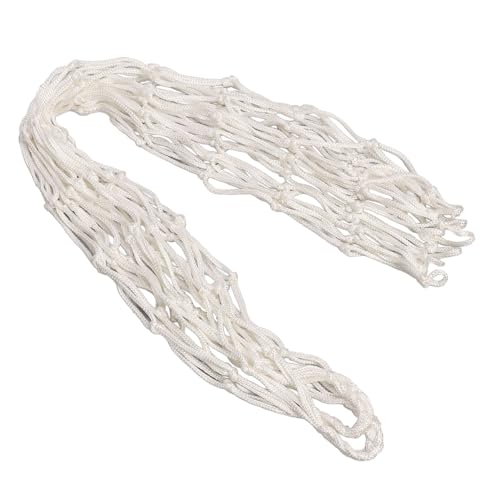 Sac fourre-tout de basket-ball blanc en polyester avec cordon de serrage