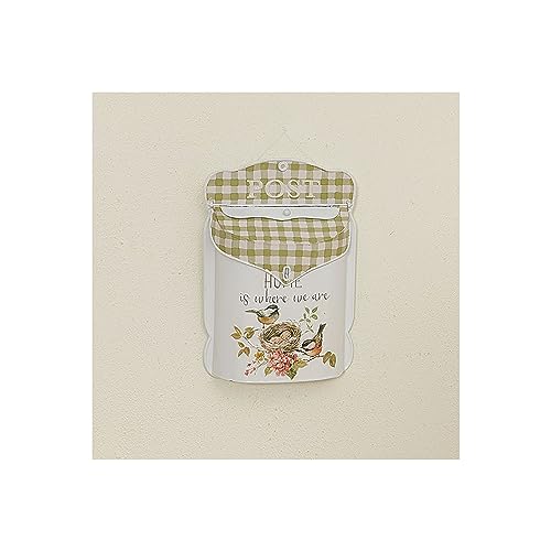 Gerson Company 15.35" H Metal Embossed Bird Design Mail Box