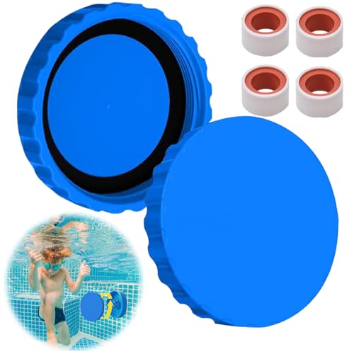 Set de Cierre de Invierno de 2 Piezas,Juego de Cierre de Invierno,Tapón de Invierno para Piscina,Tapón de Invierno para Piscinas Intex con Juntas a Juego
