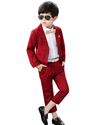 Costume premium pour garçon en tissu noble et finitions tailleur haut de gamme