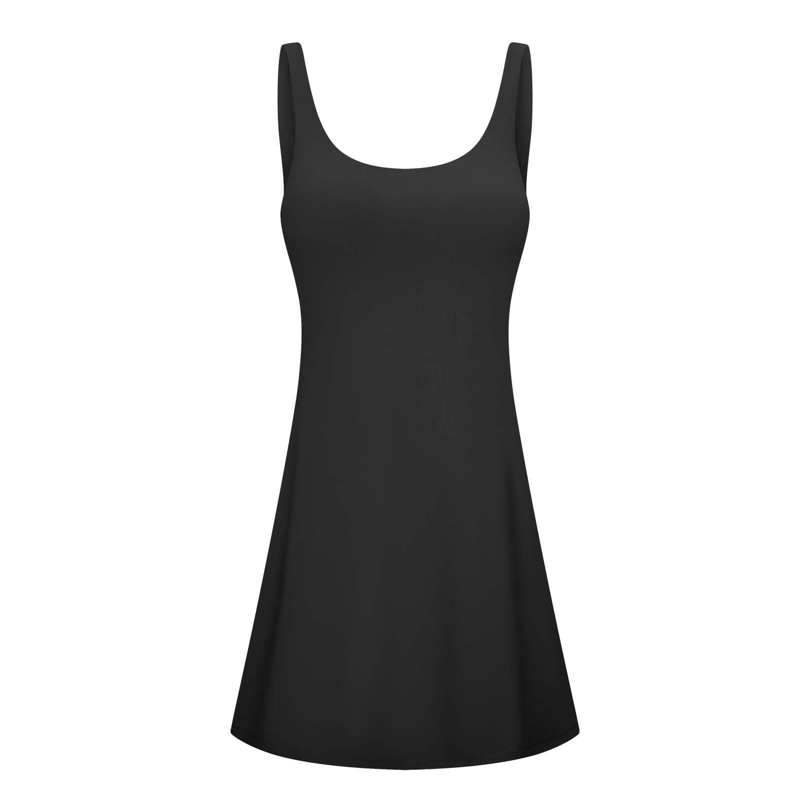 Bezioner Vestido Tenis Mujer, Vestido de Golf con Sujetador Integrado y Pantalones Cortos con Bolsillos sin Mangas Deportivo