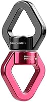 I-WILL Yoga Swivel Connector 30KN Rotationsgerät Hängender Sicherheit Aluminiumlegierung Dreieckiges 360° Rotator Swing Spinner Seil Kletterrotor für Rope Klettern Hängematte Dance Aufhängen Zubehör