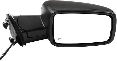 SCITOO Espejo de visión lateral del pasajero lado derecho apto para 2009-2010 para Dodge para Ram 1500 2011-2013 para Ram 1500 Manual Plegable
