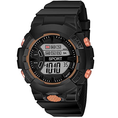 Image of Digital Unisex Watch (Multicolour Dial Multi Colored Strap)