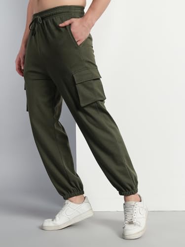 Image of Q - RIOUS Men Cargo || Men Cargo Pants || Men Cargo Pants Cotton || Cargos for Men, Black, 28
