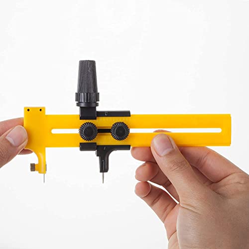 Image of 10-150 mm Circle Cutter Circle Rotary Tool Trimmer Round Knife for Cutting Paper Art and Craft