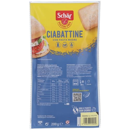 Schär White Ciabatta 4x50g 200g