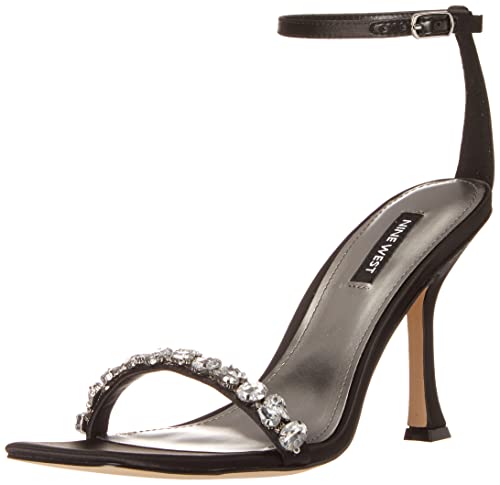 Nine West Women's Yazmin Heeled Sandal, Black, 5 #TOP28