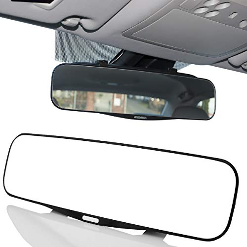 MidGard Espejo retrovisor Auto Panorama, Espejo Interior del automóvil, Espejo Ligeramente Curvado Cover