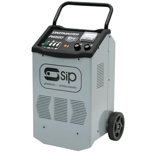 Image of SIP STARTMASTER PW520 Battery Starter Charger Jump Starter 12V/24V 260A, 3 Charge Settings & Boost