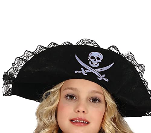 FIESTAS GUIRCA Colourful Pirate Girl Fancy Dress Costume - Pirate Hat and Dress with Tutu for Children 5-6 Years - Image 2