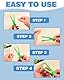 TPZORJX 3PCS ahnseide Halter,Flosser Zahnseidenhalter,Dental Floss Halter,Zahnseide-Stick Zahnreinigung,Wiederverwendbare Zahnseide Halter,Mundhygiene Zahnreinigung,Für Familien Hotels Und Reisen