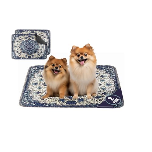 PUPIBOO Washable Pee Pads for Dogs and Cats - Super Absorbent Reusable Puppy Training Pads - 100% Waterproof, Leak-Proof & Non-Slip Whelping Pads for Pet Housebreaking