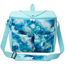 geckobrands Large Removable Hardliner Tote Cooler Holds Up to 24 Cans or 15 Bottles, 5 Pockets/2 Neoprene, Easy Access Lid