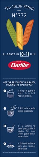 Miniatura 8 de Barilla Pasta Penne Tri-Color, caja de 12 onzas, pasta sin OMG hecha con sémola de trigo duro, pasta certificada Kosher