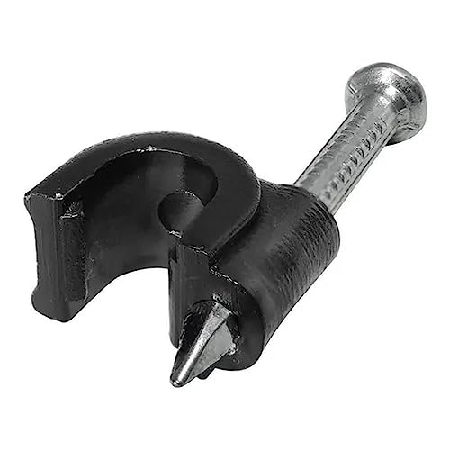 Kit 50 Fixador Fios Cabos 10mm Organização Prático Durável Versátil Instalação Segura Parede