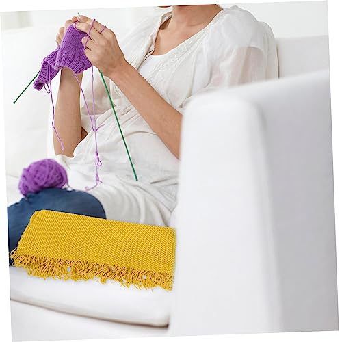 Manta de fibras acrílicas Alipis para sofá lavable con estampado elegante 8
