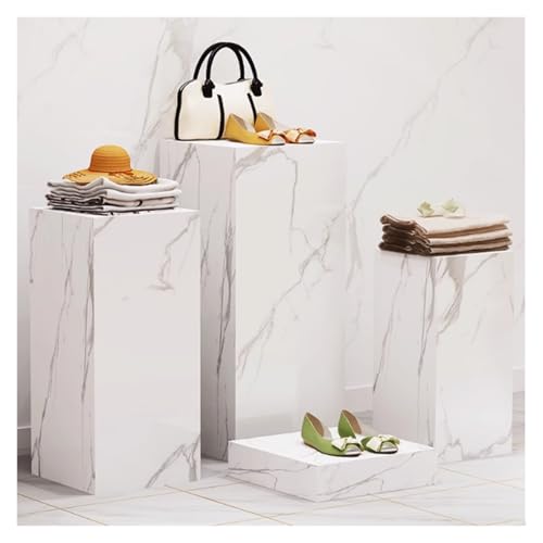 Piédestal cubique 50x50x40 cm et support de charge robuste pour décoration