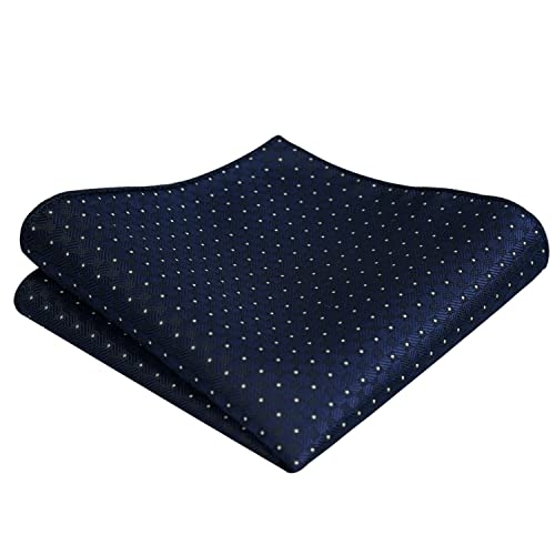 Image of Alizeal Mens 2pcs Solid Self-tied Bow Tie Set | Alizeal Mens 2pcs Self-tied Solid /Animal Bow Tie and Pocket Square Set Perfect for Wedding Business Formal Events