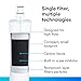 3M Water Filtration Replacement Cartridge for Commercial Ice Maker Machines HF20-S for High Flow Series ICE120-S, Reduces Sediment, Microplastics, Chlorine Taste and Odor, Cysts, Inhibits Scale