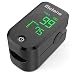 Pulse Oximeter Fingertip, Blood Oxygen Saturation Monitor, Heart Rate and Fast Spo2 Reading Oxygen Meter,Large LED Display - Portable Oximeter with Lanyard and Batteries