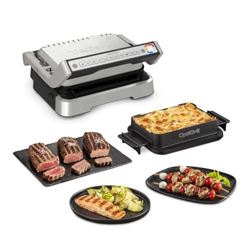 TEFAL OptiGrill 4in1 Intelligenter Grill, BBQ, Backofen...
