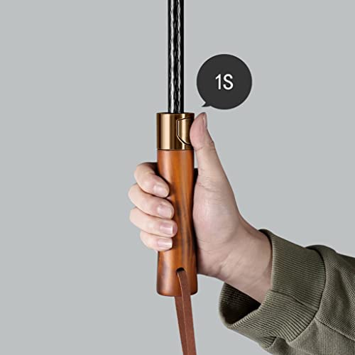 Parapluie à long manche robuste avec finitions premium