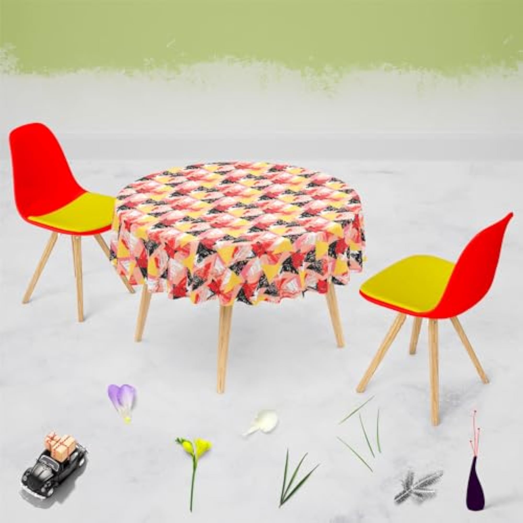 Zigzag Table Cloth Cover for Dining & Center Table