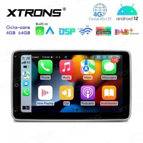 XTRONS TX120L Apple CarPlay interface