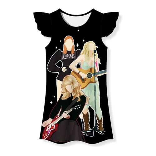 Girls Cartoon Nightgowns Girls Casual Pajamas Dress