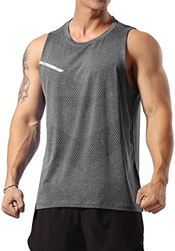 GYMAPE Canotte da Allenamento atletiche da Uomo Camicie da Corsa muscolari  comode Traspiranti Allenamento Quick Dry Gym Activewear lencicol Moda  Abbigliamento