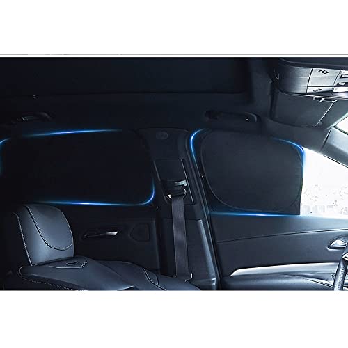 Coche Parasoles para Volkswagen Touran L 2016-2023, Trasera Delanteras Y Laterales Ventanas Boquear Cubierta Portátil para Parabrisas de Coche