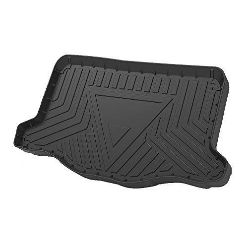 Cqlights Fit Cargo Liner For Honda Fit 2015 2016 2017 2018 2019 2020 Trunk Liner Tray Heavy Duty Rubber Rear Cargo Area Mat Waterproof Protector Floor Mat Black #TOP2