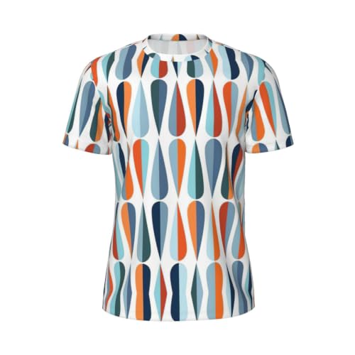 T-shirt gym haut de gamme style milieu du siècle en maille exclusive