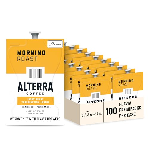 Flavia Alterra Morning Roast Freshpacks works only with Flavia Brewers, Light Roast (Case of 100)