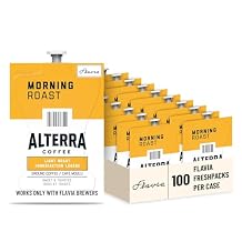 Flavia Alterra Morning Roast Freshpacks works only with Flavia Brewers, Light Roast Case of 100