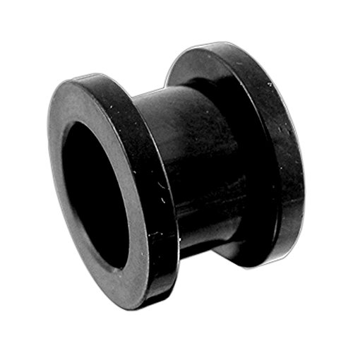 Monster Piercing 10MM Noir anodisé INOX 316L vis Acier Chirurgical jauge Fit Chair Tunnel Le perçage des Oreilles