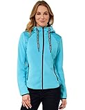 frühlingsjacke damen Cecil Jacke mit Kapuze, dekorativen Details in Kontrastfarbe und abgesteppten Bereichen