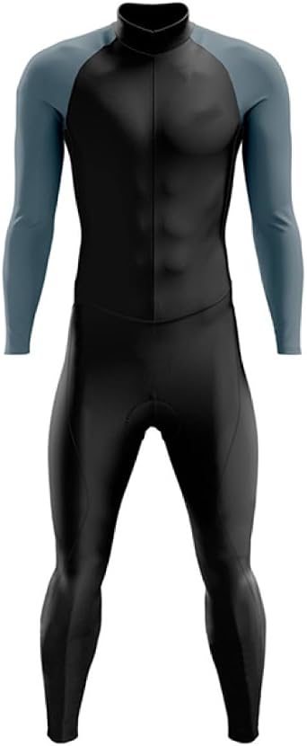 Mens Long Sleeve cycling clothing Track Suit Mountain Bike Trisuit Leotard Jumpsuit Cycling Suit Swimsuit Speedsuit XS-3XL
