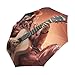 KAAVIYO Cool Music Christmas Skull Umbrella Windproof Automatic Foldable Umbrells Auto Open Close for Men Women Kids