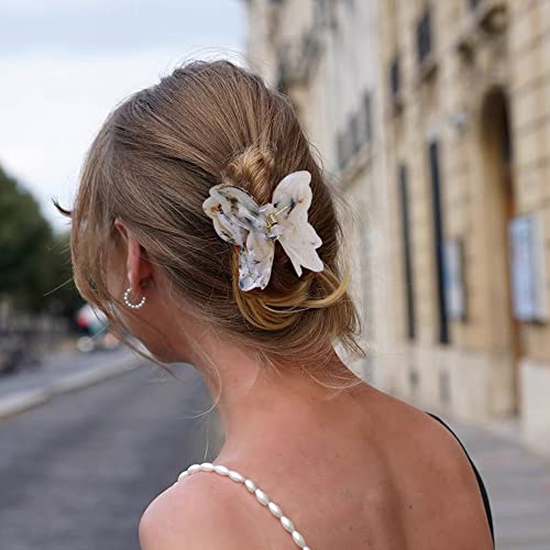 Fuyunohi Butterfly Clips For Hair, Small Butterfly Hair Clips Jaw Clips Acetate Hair Claws Butterfly Hair Clips For Women Barrettes For Thin Hair 6Pcs Holiday Gifts #TOP5