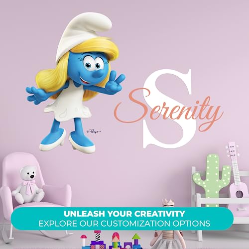 Vinilo Decorativo personalizado The Smurfs para niños miniatura 2