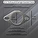 2.5“ Exhaust Flange Gasket, 2 Pcs Exhaust Pipe Gaskets, Car Muffler Flange Manifold Catalytic Converter Seal Connector Accessories for Car, Truck